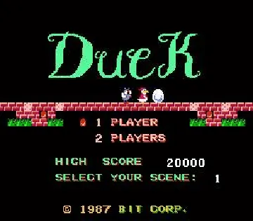 Duck Maze (Australia) (Unl) screen shot title